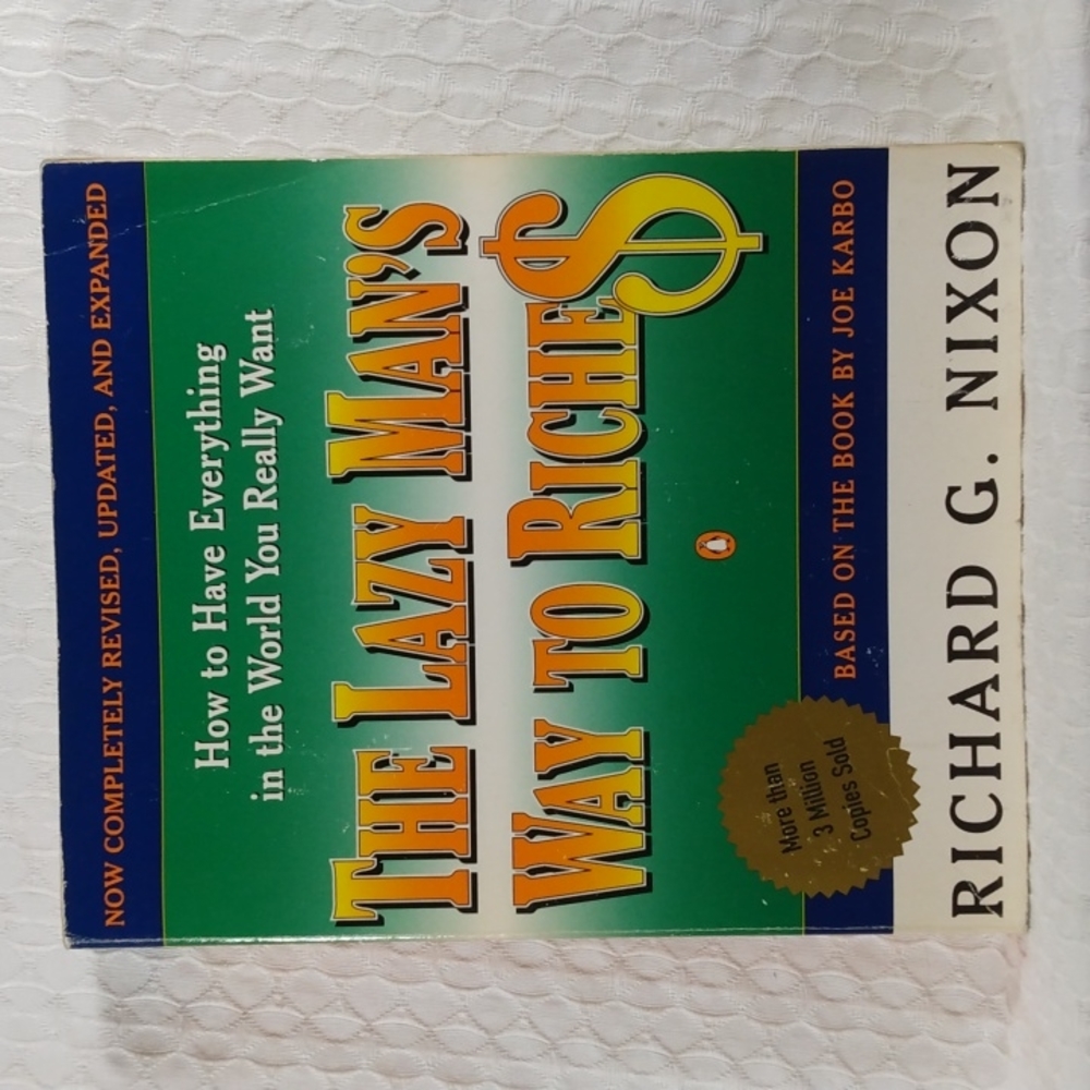 Lazy Mans Way to Riches vintage paperback book (Nixon)